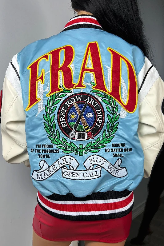 Ivy League Patchwork Varsity Jacket